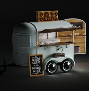 Camion de restauration de rue de 2,4 m de long, kiosque de vente, remorque à hot-dogs, chariot de restauration, camion de restauration rapide mobile, chariot à glaces, chariot à café à vendre - Product Image 6