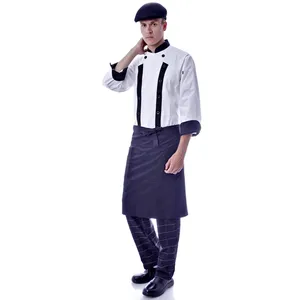 Custom Size Fashionable Promotion Restaurant Chef Jacket Coat Restaurant Bar Cooking Chefs Uniform