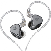 Nouveaux écouteurs intra-auriculaires filaires KZ DQ6 HiFi pour la musique et le sport avec câble plaqué argent 2PIN KZ EDX ZSN PRO ZSX