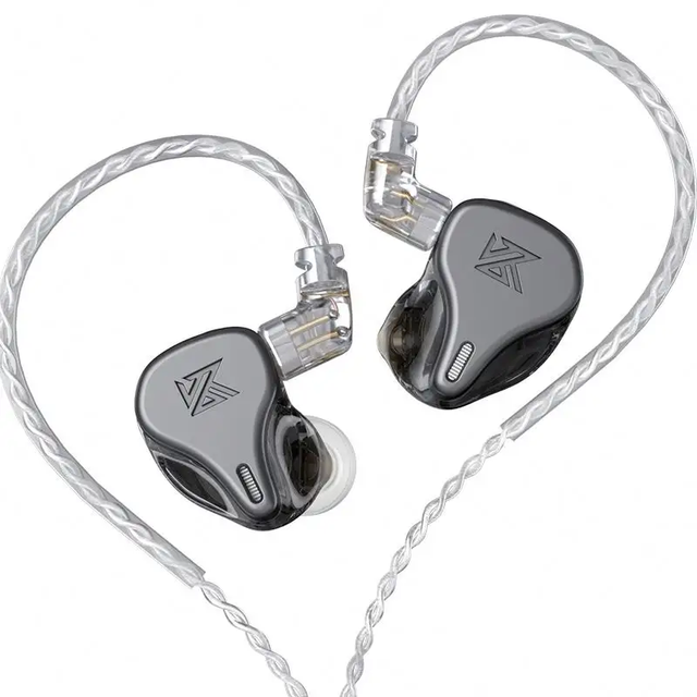 Newest KZ DQ6 HiFi Music Sports in Ear Wired Earphones Earbuds With 2PIN Silver-plated Cable KZ EDX ZSN PRO ZSX