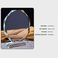 Barato al por mayor K9 en blanco, Crystal Trophy Awards Custom 3D Laser Engrving Crystal Glass Trofeos para regalo de negocios/