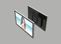 Monitor de pantalla táctil capacitiva de Marco abierto Industrial de 23,8 pulgadas con interfaz USB Serial y DVI Nueva pantalla LED/LCD Caja de metal