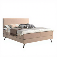 Lit à sommier pour hôtel avec matelas à ressorts ensachés 7 zones et surmatelas de 5 cm / Hôtellerie / Projets d'appartements / Airbnb / Logements locatifs