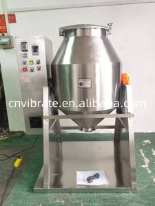 Profissional industrial da escala pequena de VBJX para o misturador e o distribuidor do laboratório do tipo cone dobro do cilindro do pó do pó seco - Product Image 3