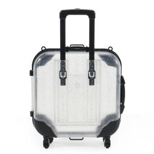 Mini deux paires de quatre paires de faux cils, valise de voyage carrée, boîte de rangement pour les cosmétiques - Product Image 3