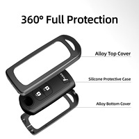 Funda de Lujo para Llaves de Aleación de Zinc Compatible con Mazda 3/6/8 Miata MX-5 CX-5 CX-9 RX-8 Atenza, Accesorios