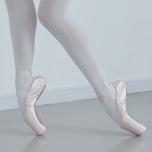 Zapatos <span class=keywords><strong>de</strong></span> Ballet Franceses <span class=keywords><strong>para</strong></span> Mujer, Tipo Princesa, con Suela <span class=keywords><strong>de</strong></span> Cuero y Satén, Zapatos <span class=keywords><strong>de</strong></span> <span class=keywords><strong>Danza</strong></span> con <span class=keywords><strong>Punta</strong></span> Dura - Product Image 2