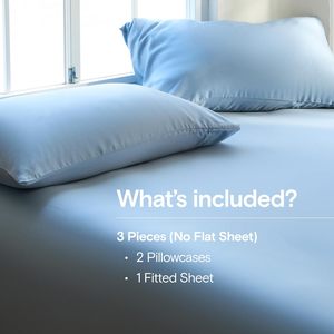 100% <b>Bamboo</b> Fiber Woven Modern <b>Sheets</b> Set 4PCs Cooling Breathable OEKO-TEX Certified Eco-Friendly Queen Size Bed <b>Sheets</b> Deep - Product Image 3