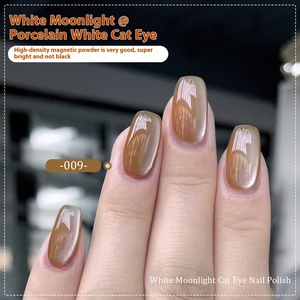 Vernis à ongles gel effet œil de chat 12 couleurs 8ml UV, paillettes soyeuses, manucure solide, salon, nail art, design magnétique, outil de coloration - Product Image 6