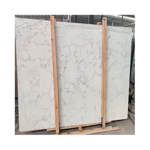 Wholesale High Quality Panda White Quartz Slab Artificial White Quartzite