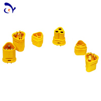 Connecteur de prise CC à trois broches Amass MT30 jaune pour moteur ESC, application d'alimentation de moteur à 3 pôles pour batterie d'aéromodélisme