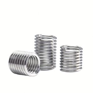 Inserts filetés auto-taraudeurs personnalisés en acier inoxydable de 10 mm à M5, M6, M8, M10, avec filetages intérieurs et extérieurs - Product Image 1