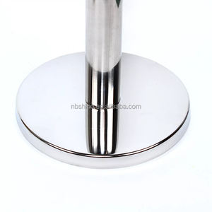 37 นิ้วเชือกสีแดงควบคุมฝูงชนแถวอุปสรรคเสาสีดําทนทานกลางแจ้งStanchionโพสต์สําหรับStanchionโพสต์ตกแต่งบ้าน - Product Image 3