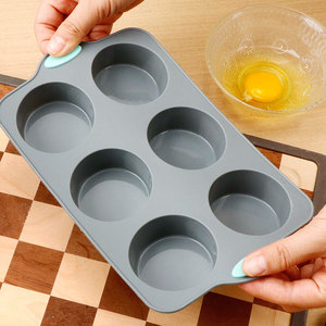 Không dính Silicone bánh khuôn chịu nhiệt Baking Pan Set Pastry các mặt hàng Silicone Baking khay cupcake khuôn cho nhà bếp nướng - Product Image 3