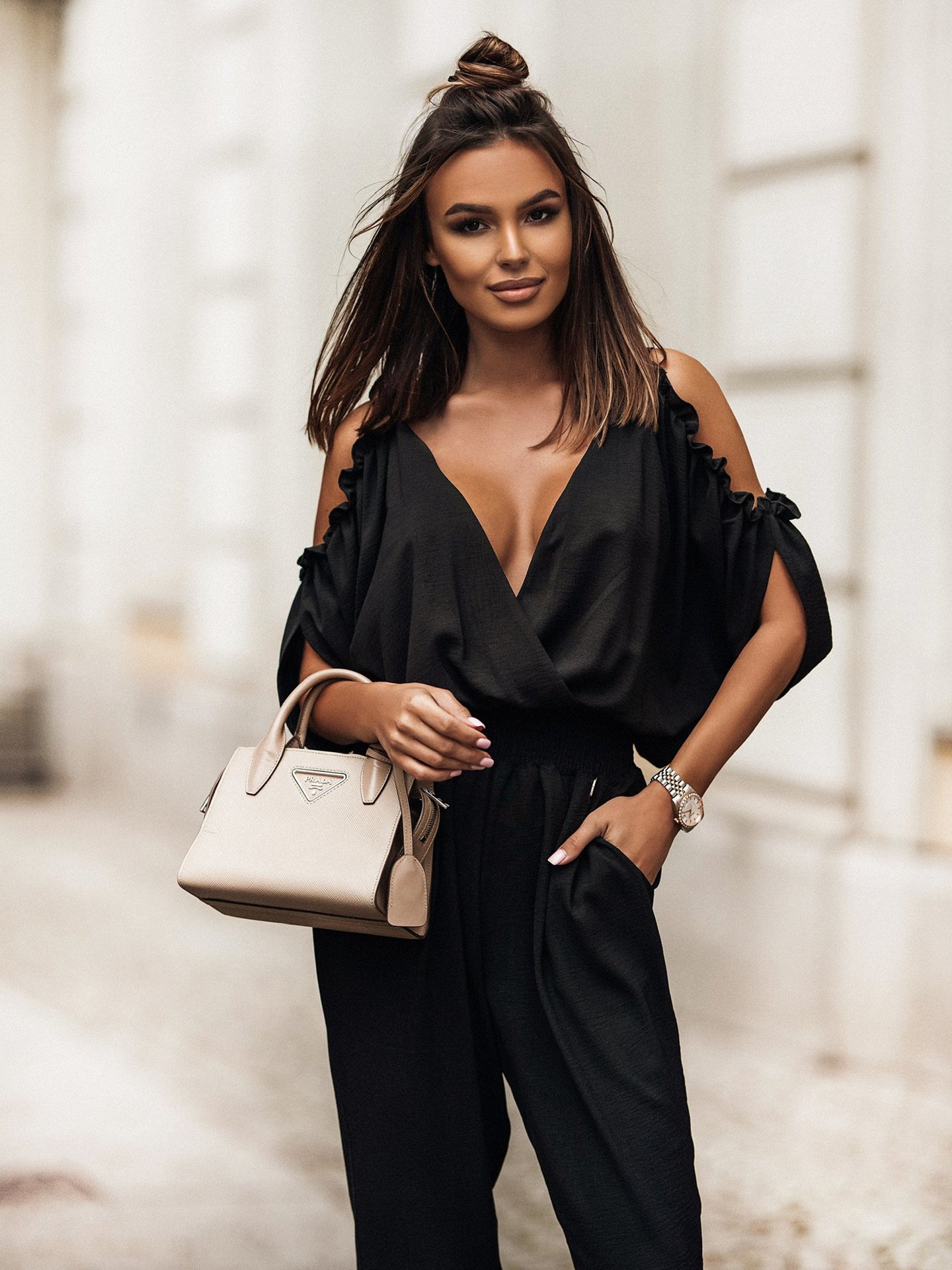 Tuta estiva senza maniche con tasche, casual per donna | SHEIN ALIA