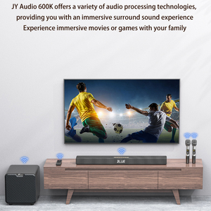 Altavoz Digital de 2.2 Canales, Sistema Inalámbrico de 500W, Amplificador con Micrófono para TV como Canal Central - Product Image 2