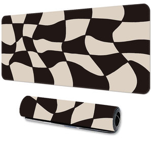 2026 LW <strong>Pink</strong> Marble Mouse Pad with Stitched Edge Premium-Textured Mouse Mat Waterproof Non-Slip Rubber Base <strong>Mousepad</strong> - Product Image 1