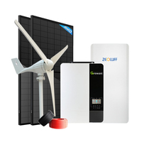 Fabricant fournisseur de système d'énergie solaire éolienne hybride de petite taille, système hybride solaire et éolienne, 30 kW, vente directe d'usine
