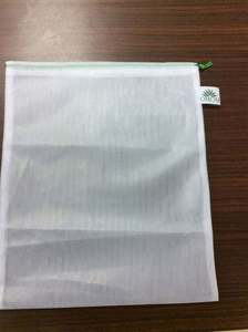 Ensemble de 9 sacs en coton à cordon de serrage, transparents, résistants et de qualité alimentaire, à motif rayé, petits, réutilisables, pour fruits, légumes, jouets et livres - Product Image 6