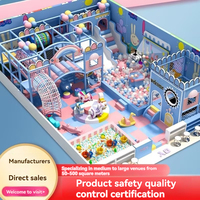 Chine 500 m² enfants aire de jeux intérieur jeux de parc pour enfants Commercial doux aire de jeux équipement enfant en bas âge Softplay Fabricants