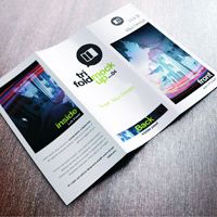 Dépliant personnalisé plié à trois volets impression promotion dossier poche dépliant imprimable dépliant