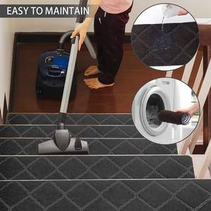 Bande de roulement d'<span class=keywords><strong>escalier</strong></span> auto-adhésive Protecteur de tapis Tapis d'<span class=keywords><strong>escalier</strong></span> <span class=keywords><strong>en</strong></span> polyester antidérapant Tapis d'<span class=keywords><strong>escalier</strong></span> <span class=keywords><strong>en</strong></span> PVC - Product Image 6