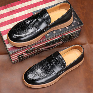 Mens Brands <b>Autumn</b> Wedding Party Formal Oxford Lace-Up Closed Toe Office Luxury Custom Casual PU Business Breathable Dress Shoes - Product Image 4