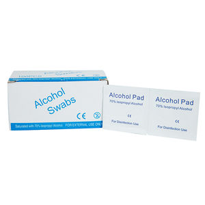 Toallitas Estériles con <span class=keywords><strong>Alcohol</strong></span> Isopropílico al 70%, Compresses Desinfectantes Antisépticas Médicas de 3x6cm para Limpieza de la <span class=keywords><strong>Piel</strong></span>, Certificación CE ISO - Product Image 1