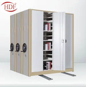 Sistema de estantería de almacenamiento compacta para compactador de muebles, sistema de estantería móvil para libros