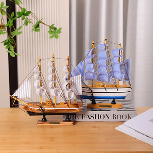 Maqueta de Velero de Madera Maestro Gu con Luces, Decoración para el Hogar, Regalo para Cumpleaños o Inauguración de Casa - Product Image 2