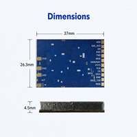 Module récepteur vidéo SFT 6,1-8,5 GHz R8660-SPI, récepteur vidéo FM programmable SPI pour FPV
