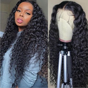 Popular 100% Virgin Human Hair #4/27 Transparent <strong>Lace</strong> <strong>Wigs</strong> Pre Plucked Hairline Deep Curly hd <strong>Lace</strong> Front <strong>Wig</strong> Highlighted Color - Product Image 4