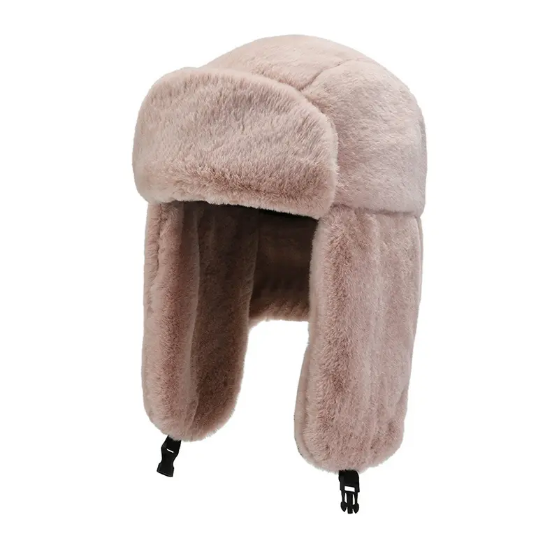 Dames Warme Oorkappen Dikkere Met Oorflap Muts Winter Koude-Proof Bontmutsen Winter Russische Hoeden