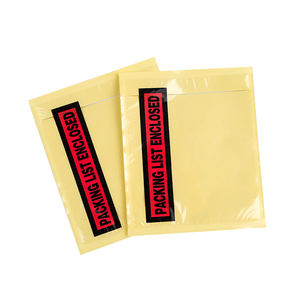 Ingrosso A6 chiaro adesivo Poly <span class=keywords><strong>buste</strong></span> di plastica per la spedizione di File etichetta di spedizione per supermercato alimentari documenti mailer - Product Image 5