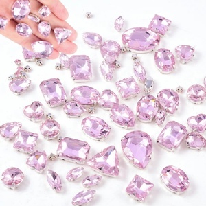 Oleeya Factory Venta Caliente al por Mayor de Pedrería: Botones Plateados, Colores Populares, Formas Variadas, Pedrería para Coser con Engaste de Garra para Vestidos de Novia - Product Image 4