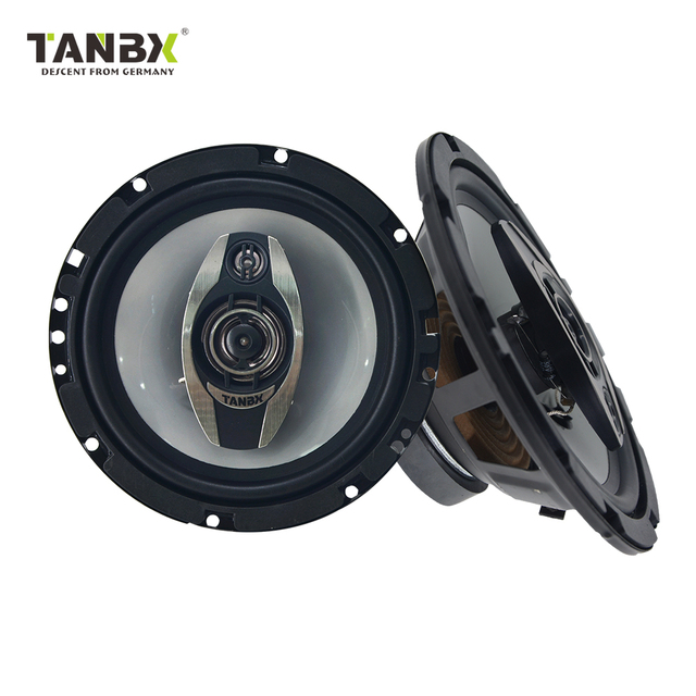 Wholesale 6.5" 3-way Quality Car Coaxial Speaker with Silk Dome Tweeter (TB-1642)