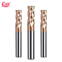Portable CNC Router Bits Carbide Tipped Inox HRC45 HRC65 Handles Straight Metal Milling Insert Cutter for Woodworking Metal