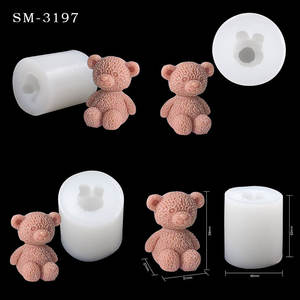 Early Riser ours <span class=keywords><strong>lait</strong></span> thé glaçon moule bricolage café boule de glace broyeur whisky ours en peluche glaçon moule chocolat ours en peluche moule - Product Image 6