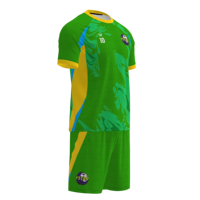 Jersey Sepak Bola Cetak Digital Kustom Tim China Unisex Dewasa 100% Poliester Anti-Bakteri Cepat Kering Bernapas UV Pendek