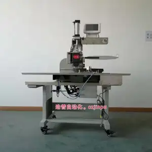 Industrial container bag pocket overlock sewing machine