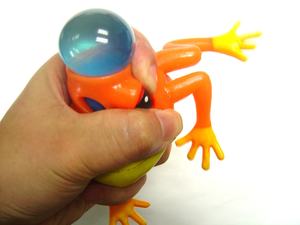 Juguetes de Animales de <span class=keywords><strong>Granja</strong></span> de Goma Elástica, Rana Decorativa, Juguetes Novedosos para Apretar, Juguetes Pop-up - Product Image 2