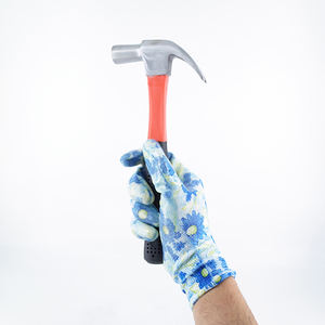 Gants enduits de nitrile <span class=keywords><strong>4</strong></span> saisons Gants de travail enduits de paume en polyester et nylon froissé Gants de sécurité enduits de <span class=keywords><strong>latex</strong></span> chauds et froids - Product Image 3