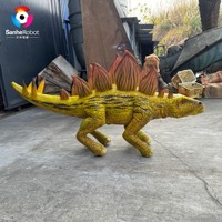 Robot dinosaure animatronique intelligent sur mesure, nouveau design 2026, réaliste, télécommandé, pour parc d'aventure extérieur