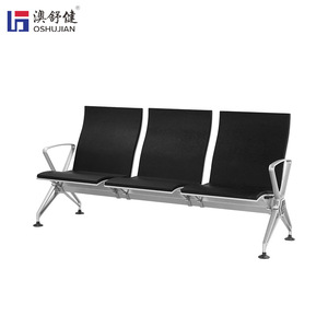 Sillas de espera Ausnutria JH2827 de 3 asientos con pasamanos para uso en hospitales y escuelas - Product Image 3