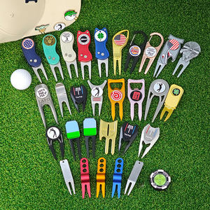 Vos golfeurs jeu Dollar vente en gros t-shirts gravés produits en or vierges preuve classique balle de luxe marqueur de balle de golf avec alignement - Product Image 3