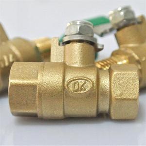 Brass Ball Valve 1/2 In Threaded Manual For Water Plumbing Accessories - Product Image 1
