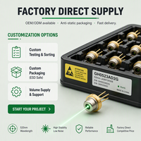 Diode laser verte UNION OPTRONICS CORP 520nm 300mW TO-56 en gros, stock original pour l'alignement industriel et la construction