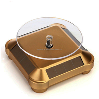 Présentoir solaire rotatif à 360 degrés pour affichage électronique de bijoux, téléphone portable, montre, livraison gratuite