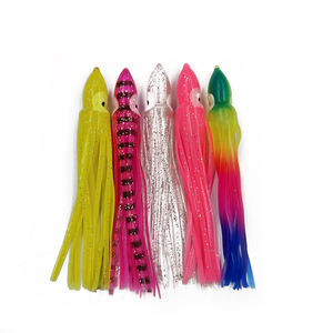 Weiyu Ingrosso Esche Artificiali da Traina per Calamari e Marlin, 5.5 pollici, a Forma di Polpo Cavo Colorato, con Gonne da Calamaro, per Pesca Big <span class=keywords><strong>Game</strong></span> - Product Image 3