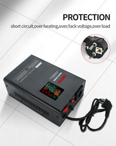 Estabilizadores de voltaje AVR de 1KVA para el hogar, reguladores de voltaje automáticos monofásicos de 220V CA para colgar en la pared, uso de caldera de <span class=keywords><strong>Gas</strong></span> AVR de 800W-1000W - Product Image 5